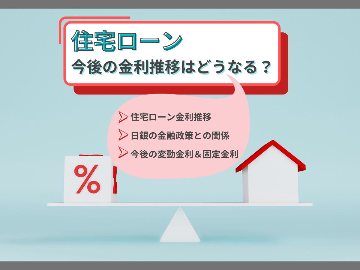 住宅ローン金利推移について、この記事で分かること